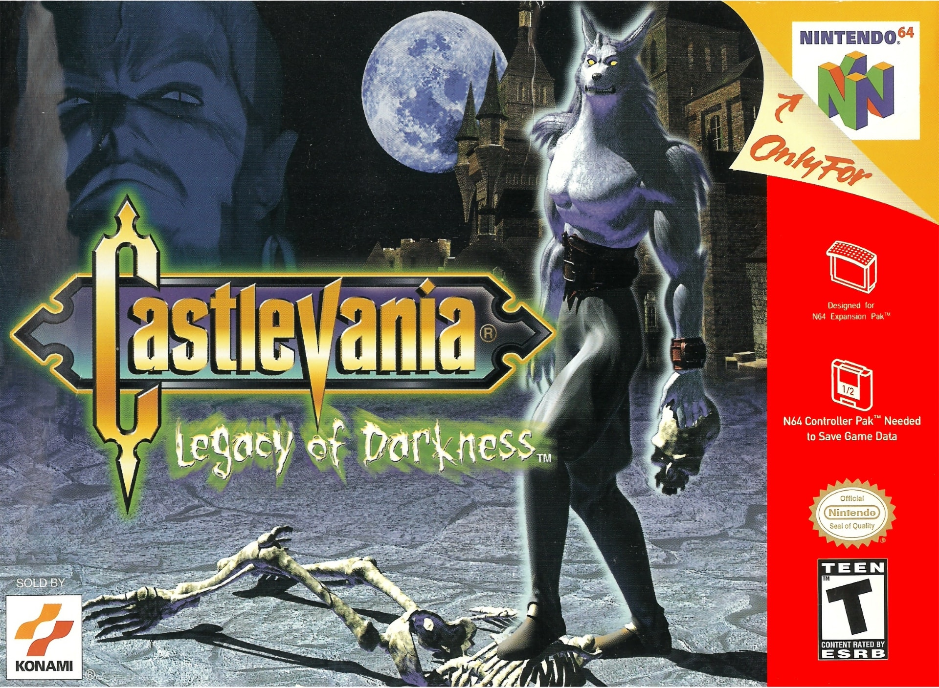 Castlevania - Legacy of Darkness box art